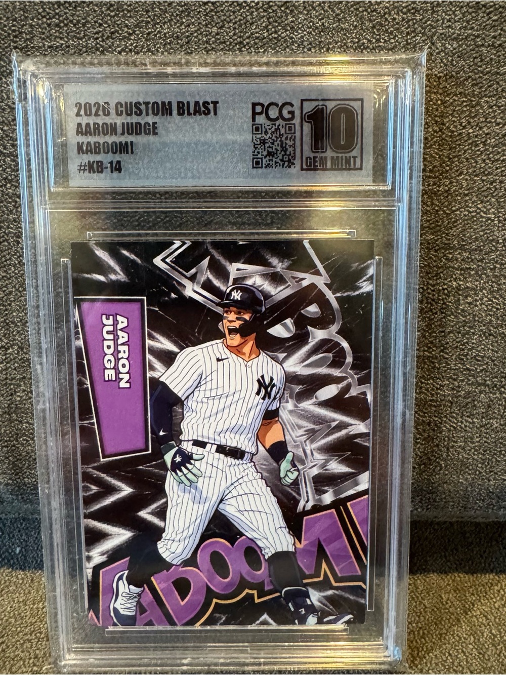Aaron Judge Custom Blast Kaboom! #KB-14 PCG 10 Gem Mint